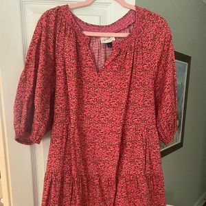 Target Size Large rusty red floral dress
